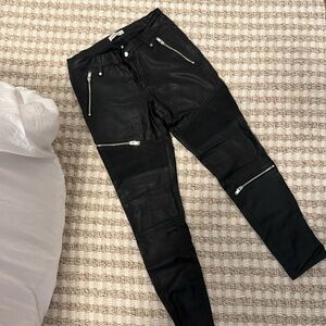 Zara leather pants